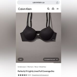 Calvin Klein Perfectly Fit Bra